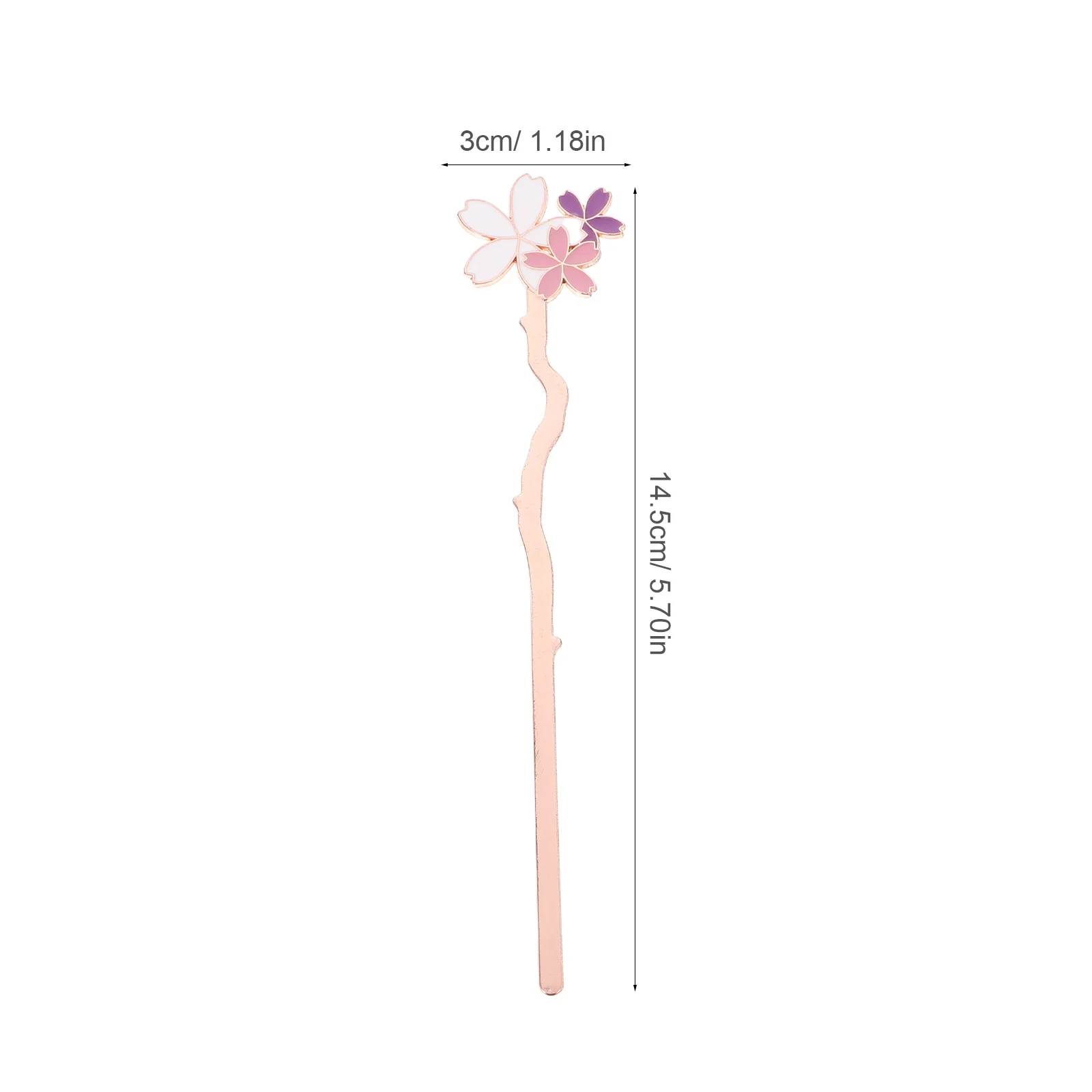 زهر الكرز المرجعية لطيف الكرتون الأزهار تصميم طويل المعادن القراءة كليب كتاب عاشق الحاضر علامة الصفحة الزخرفية