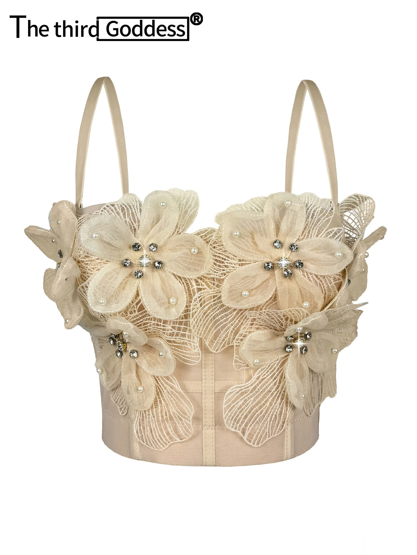 

Сексуальный прозрачный сетчатый корсет со стразами, укороченный топ, женские летние клубные вечерние топы для женщин, уличная укороченная пляжная майка с лямкой на бретельках