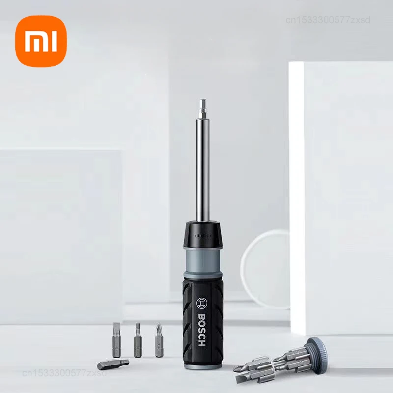 

Xiaomi Bosch 10 in 1 Multifunctional Angle Screwdriver Hidden Professional Screwdriver Labor-Saving Cross Slot Screwdriver Sets