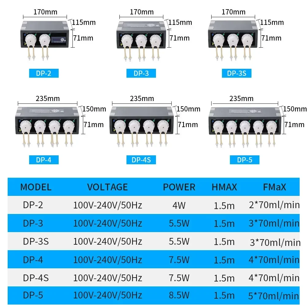 Automatic Doser Pump Jebao Smart Doser Aquarium Dosing Pump for Marine Coral Reef Fish Tank Water Pump Filter Accessoires