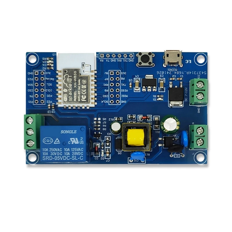 

BK7238 WIFI Bluetooth релейный модуль макетная плата источник питания переменного/постоянного тока для дистанционного управления приложением для умного дома