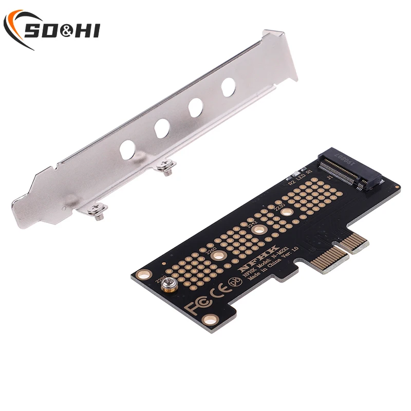 NVMe PCIe X4 X2 M.2 NGFF SSD To PCIe X1 Converter Card Adapter PCIe X1 To M.2 With Screws