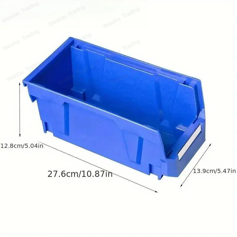 

V3 Garage Box 10pc 27.6*13.9*12.8cm Workshop Goods Shelves Organizer Bin Screw Parts Hardware Storage Case