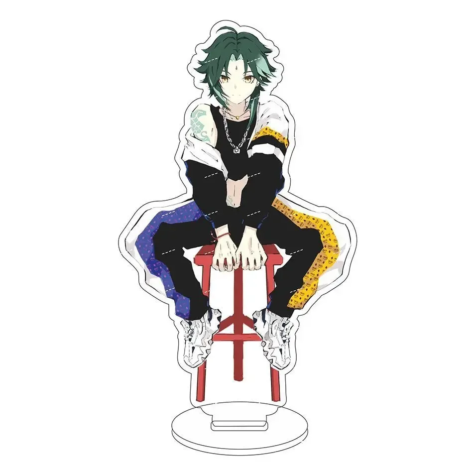Genshin impacto anime figuras suporte modelo placa empregada acessórios de decoração de mesa amigos presente para fãs cosplay