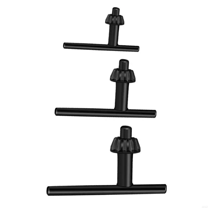 

3pcs Drill Chucks Set Set Cardy Steel Hand Dirl Electric Dist Drill Chaud затяните для легких и безопасных битов.