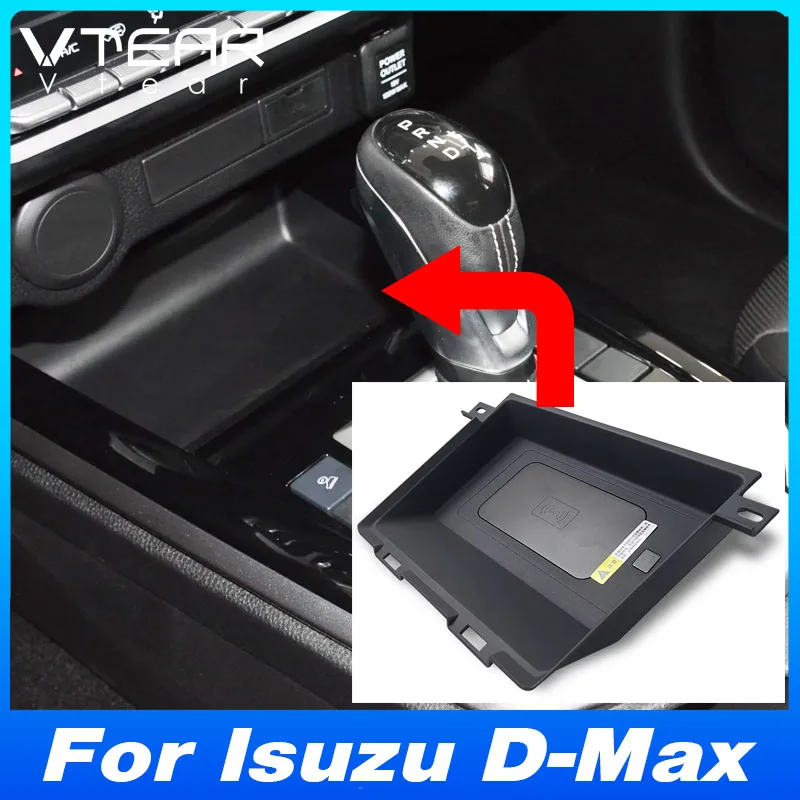 

For Isuzu D-Max (2020-2024) Wireless Car Charger - Fast Charging Mobile Phone Panel Adapter | Car Modification Accessory