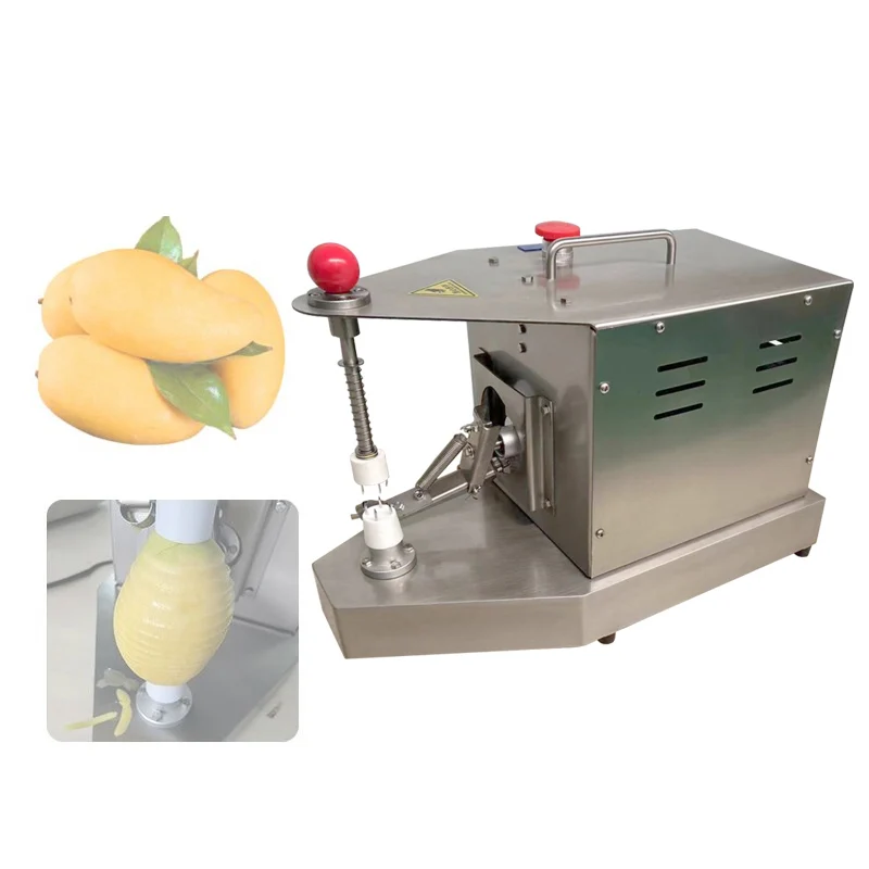 

Небольшая настольная автоматическая машина для очистки фруктов из нержавеющей стали для манго, яблок, груш, лимонов