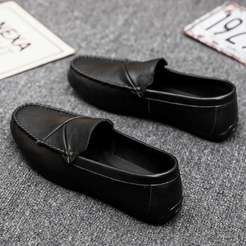 Luxurious Men\'s Shoes Moccasins Loafer Shoes Men Casual Leather Office Shoes Mens Slip on Shoes Mens Dress Shoes