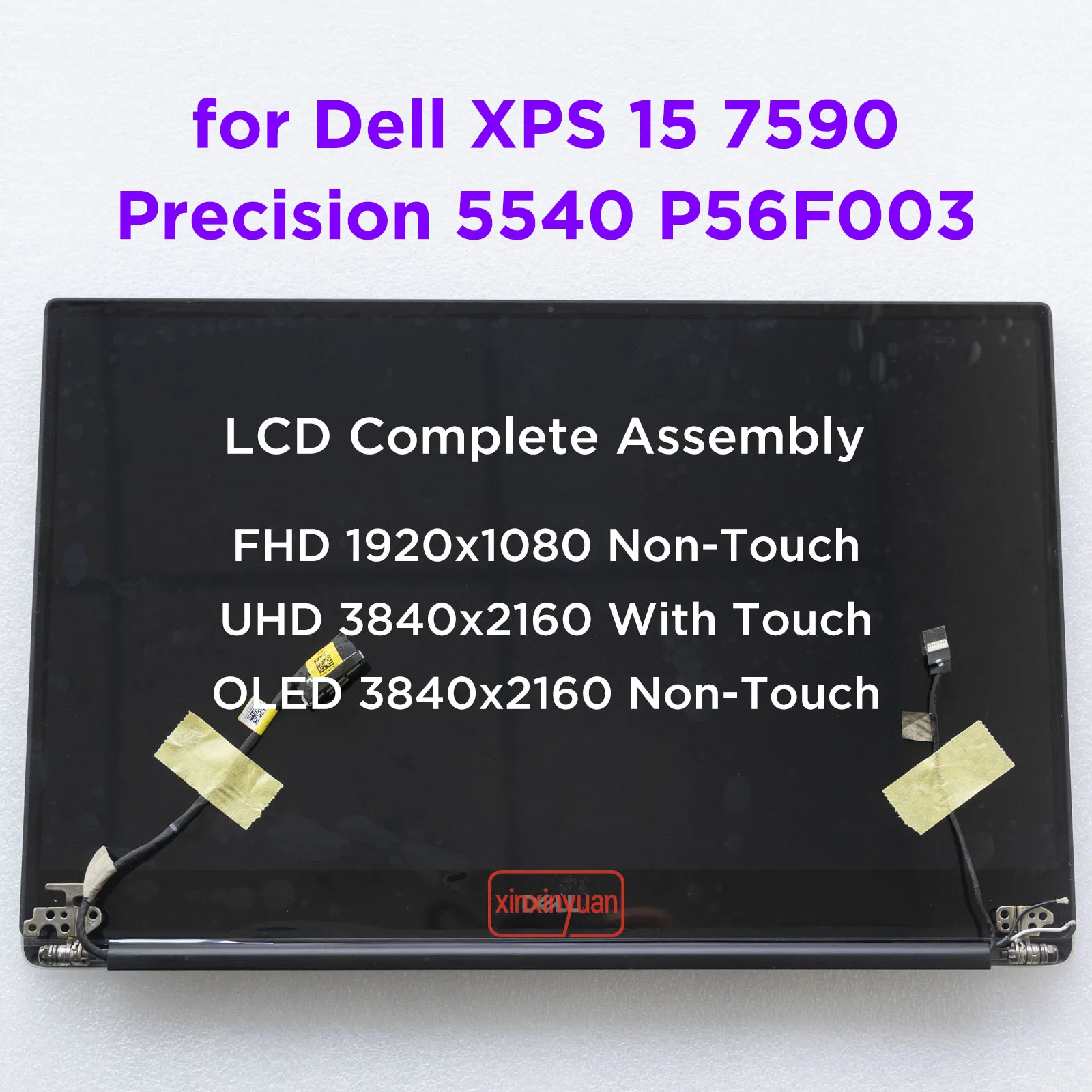 NEW 15.6 LCD Touch Screen Complete Assembly for Dell XPS 15 7590 Precision 5540 P56F003 Display Replacement AMOLED UHD4K 06W55N