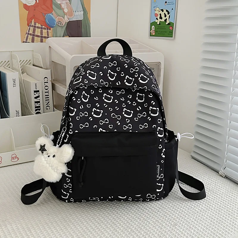 2026 New Student Backpack Fashionable and High-quality Women's Backpack Cute and Large Capacity Multifunctional Storage Backpack