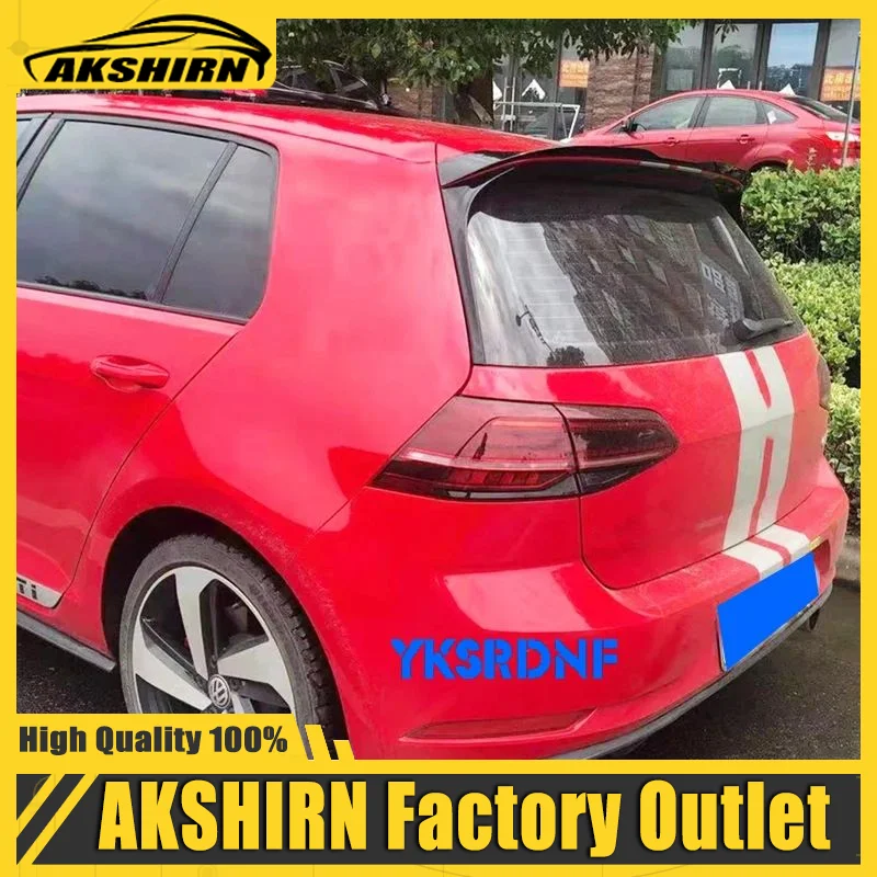 Manufactory ABS Plastic Rear Spoiler Wing For Golf 7 7.5 MK7 MK7.5 GTI