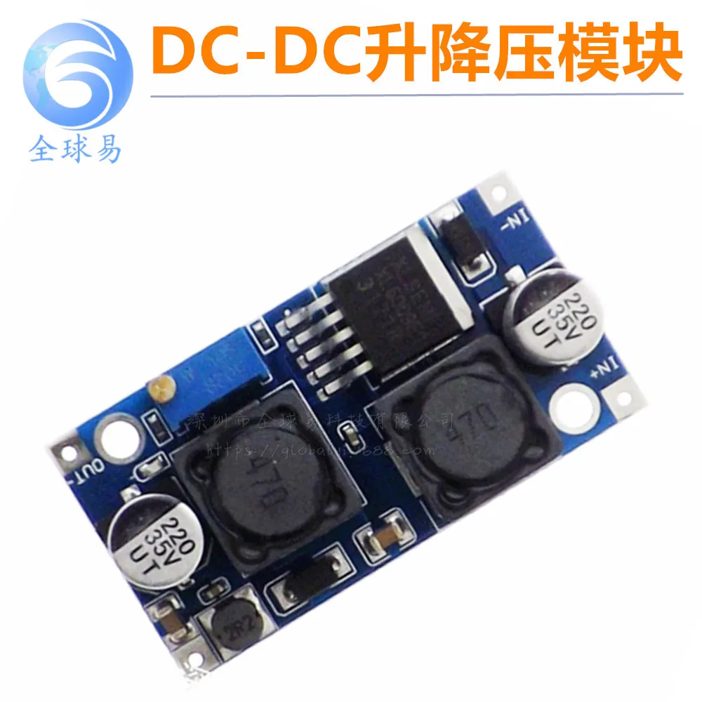 10 PCS DC-DC Step-up e módulo buck Entrada de ampla tensão Adaptar a painéis solares XL6009 Step-up e step-down automático