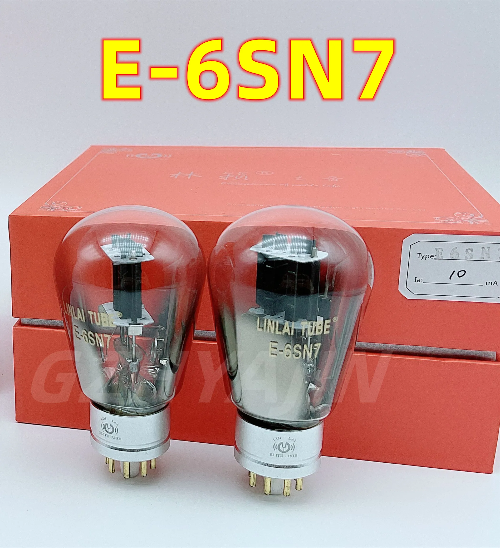 

LINLAI E-6SN7 Vacuum Tube 6SN7 Elite Series Replace 6SN7/CV181/6N8P/6H8C/5692 Factory Test and match