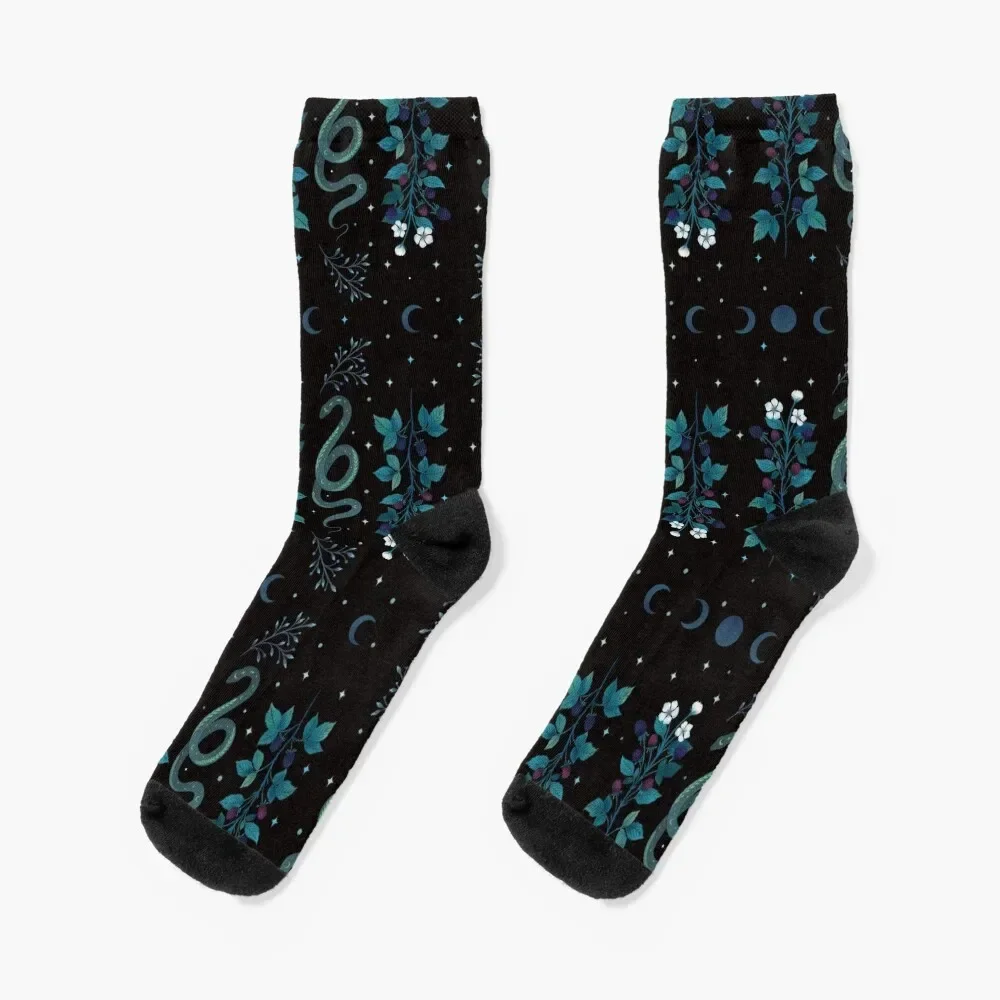 Serpent and Wild Berries Socks Climbing kids custom sports Male Socks Women's