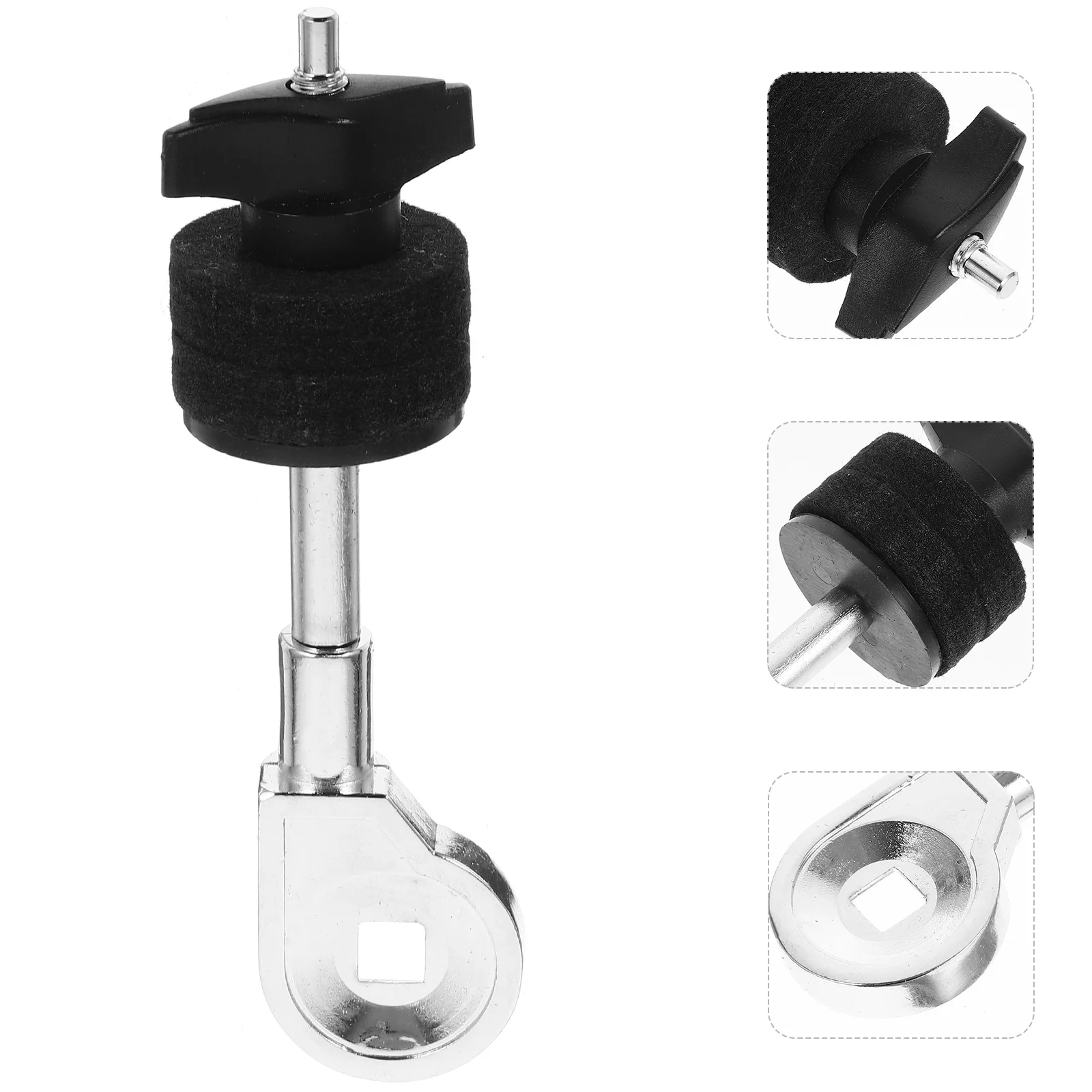 Timbales Drum Kit Accessories Percussion Instrument Part Cymbal Boom Attachment Clamp Metal Short Stacker