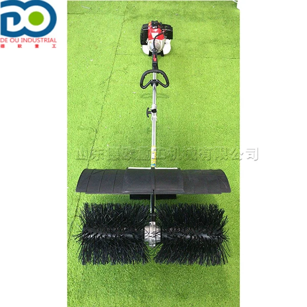 China Hot Sale Electric Lawn Power Artificial Grass Outdoor Road Street Turf Sweeper