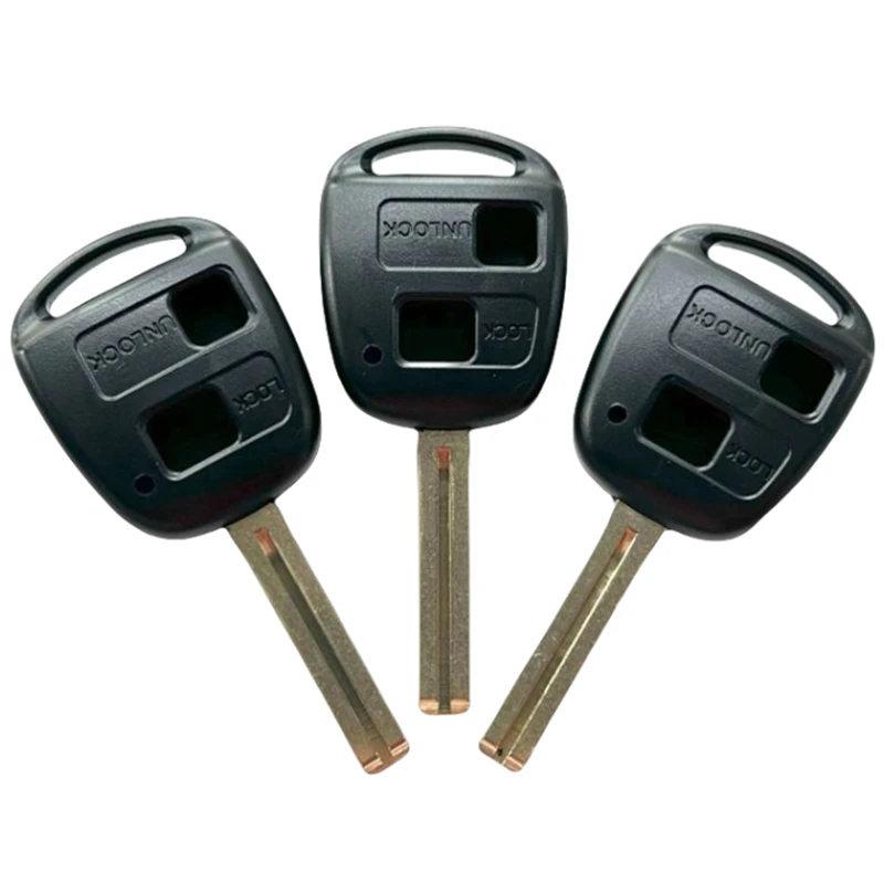 

XIEAILI OEM 10 шт. 2-кнопочный сменный чехол для ключа-транспондер для Lexus Es Rx Is Lx Gs Is200 Rx300 Es300 Ls400 Gx460