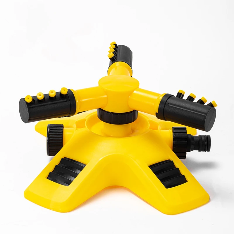 

360-градусная автоматическая вращающаяся система спринклеров для сада и газона, быстрая вращающаяся насадка для газона, принадлежности для орошения сада и двора