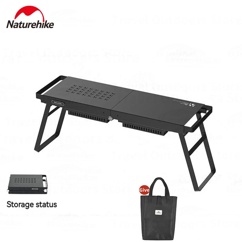 Naturehike Camping Barbecue Grill Carbon Furnace Outdoor Picnic Portable Ultralight BBQ Stove Travel Cook Box Grill With Bag