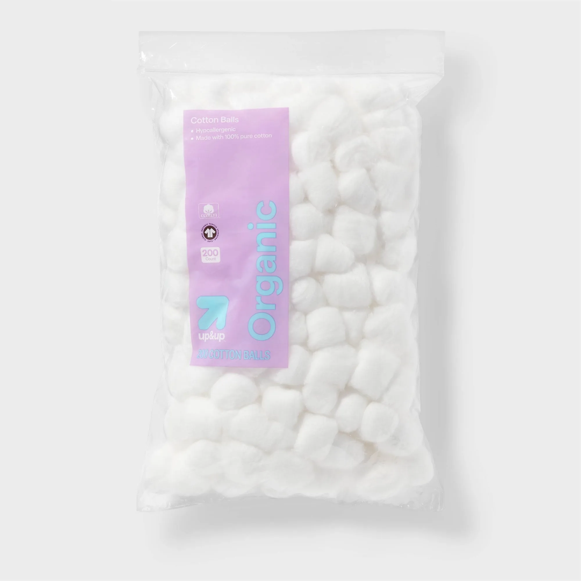 Organic Cotton Balls for Makeup and Baby Care