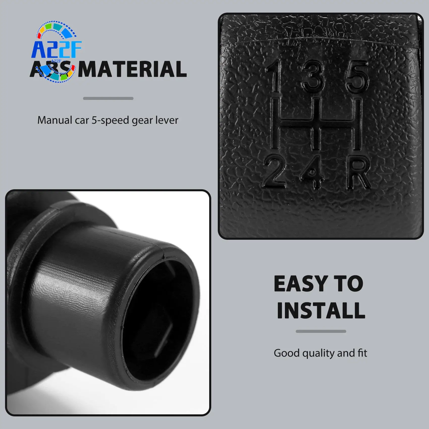 

A22F-Manual Car 5 Speed Gear Stick Shift Lever Head Ball For 208/301/2008/308 Citroen C2/C3/C4/C-Elysee