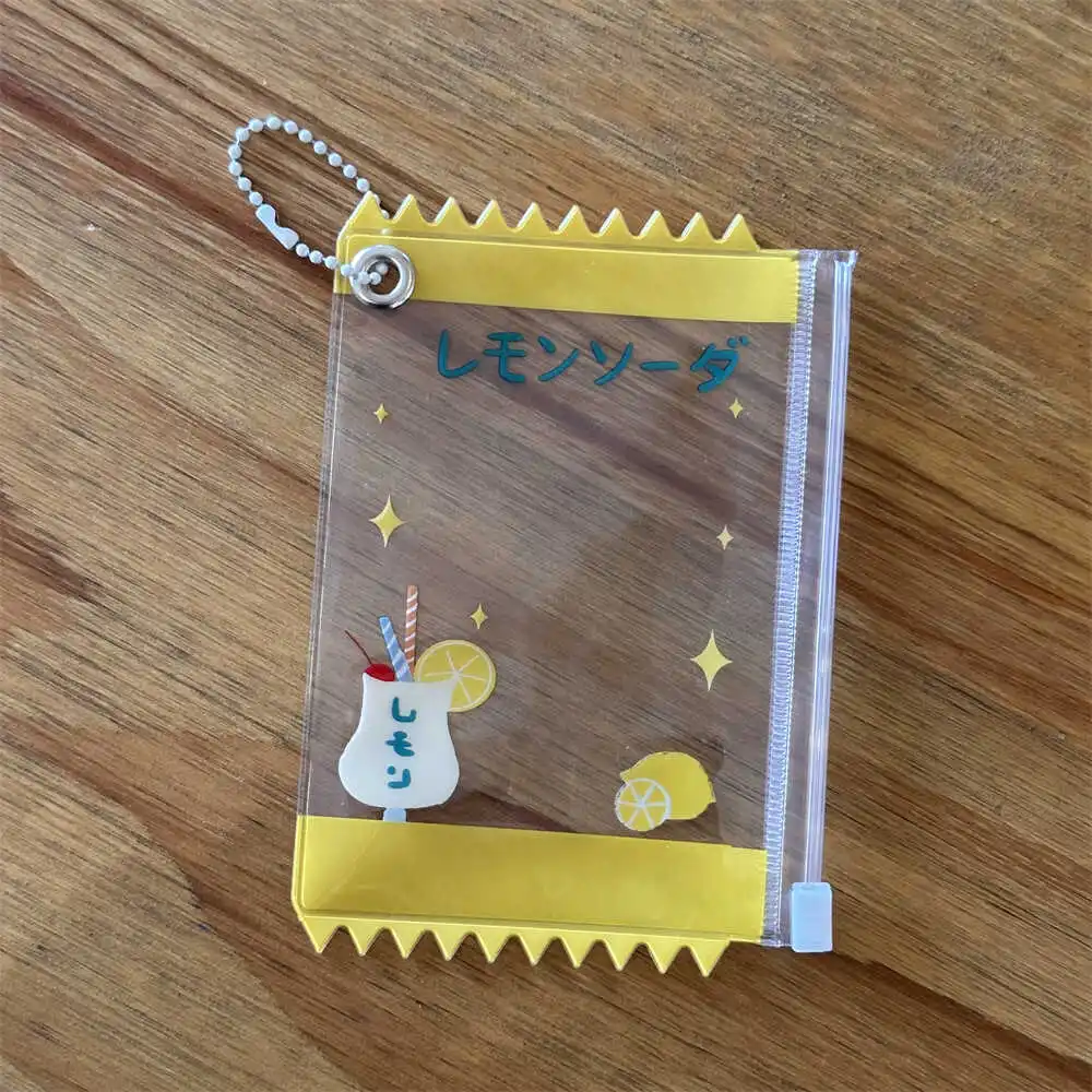1pcs Cute Transparent Candy Bag 3 Inch Idol Photo Card Sleeves Holder Japanese Photocard Holder Card Films Game Cards Protector
