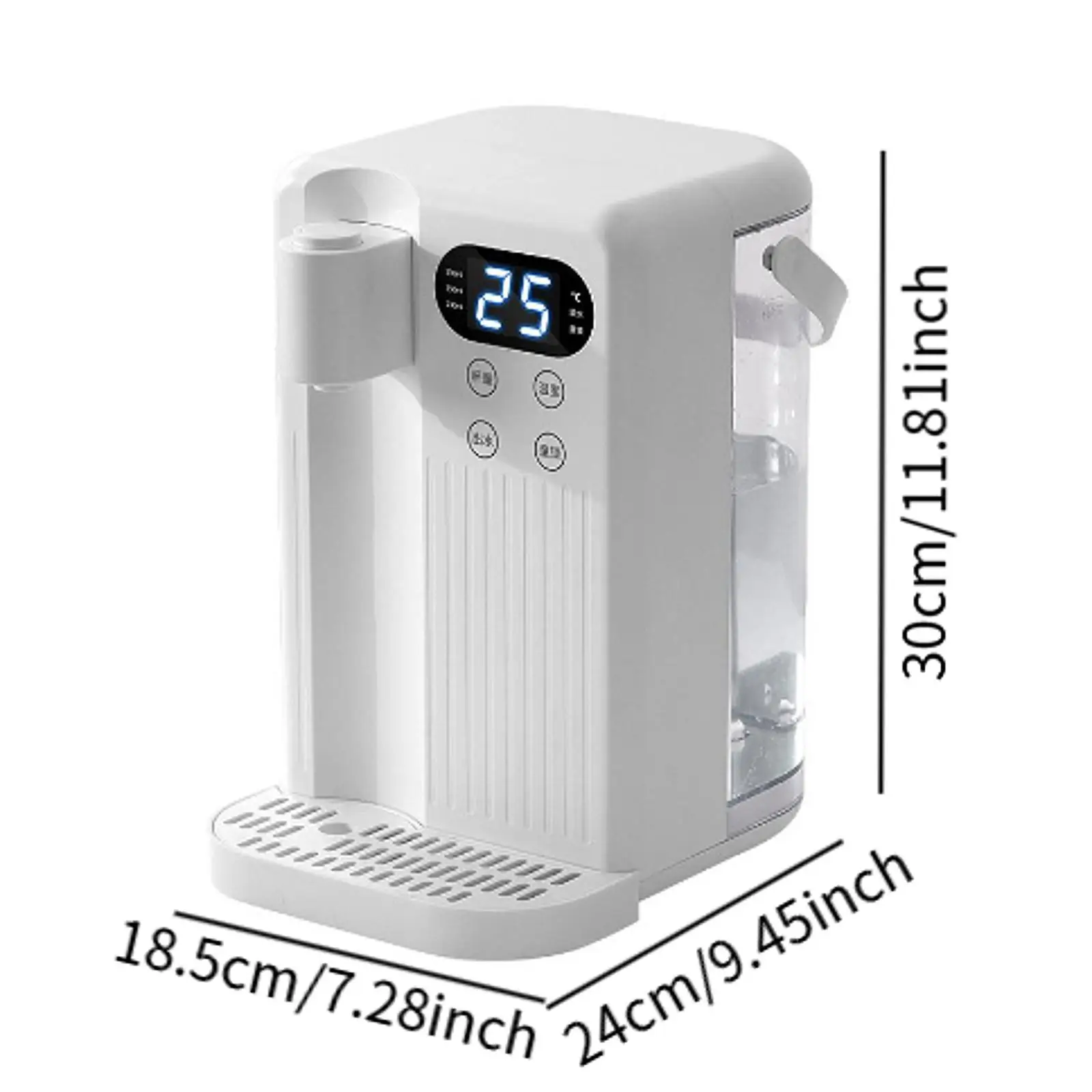 Portable Desktop Electric Water Dispenser Instant Control Drink Boiler with Safety Lock for Kitchen Office Bedside view 4