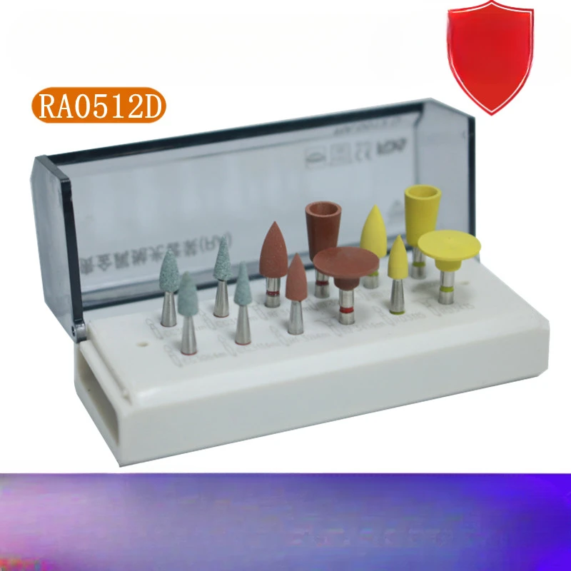 Non-precious metal polishing set dental material grinding head low-speed bending machine RA0512D