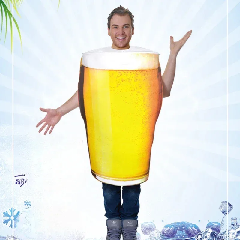

♥ New 2026 Role-playing Funny Adult Male Halloween Beer Mug Costumes ★Bear House