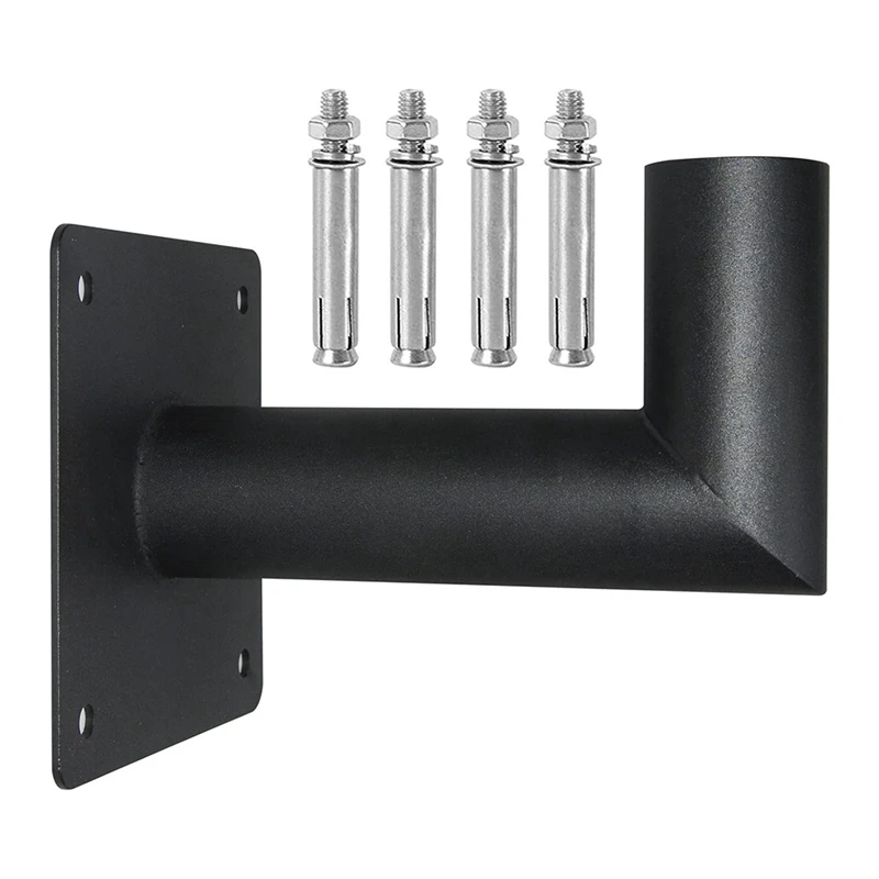 

BAAG-Настенный кронштейн для уличного фонаря, 90-градусный L-образный кронштейн для наружного фонаря, монтажный кронштейн для солнечного уличного фонаря