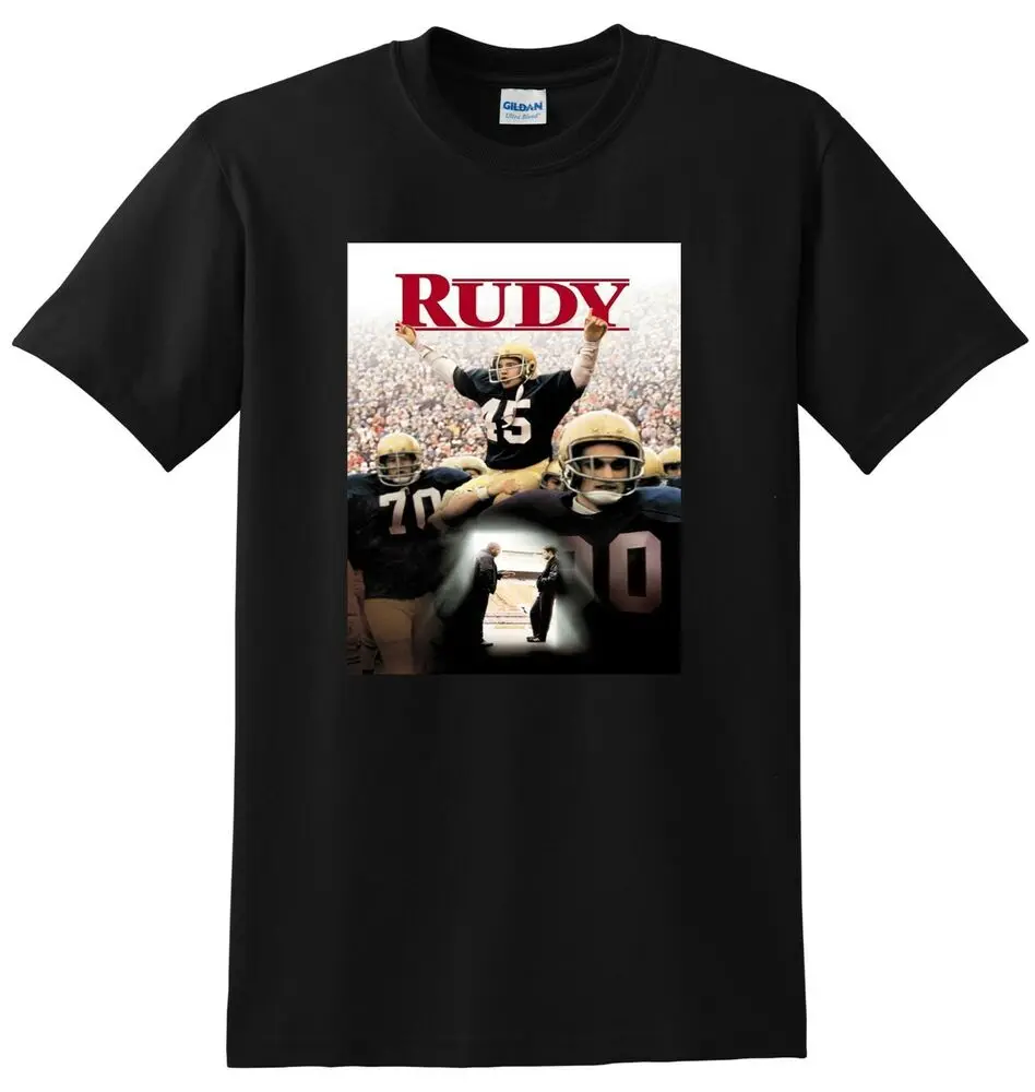 RUDY T SHIRT 1993 notre dame football bluray dvd cover SMALL MEDIUM LARGE XL