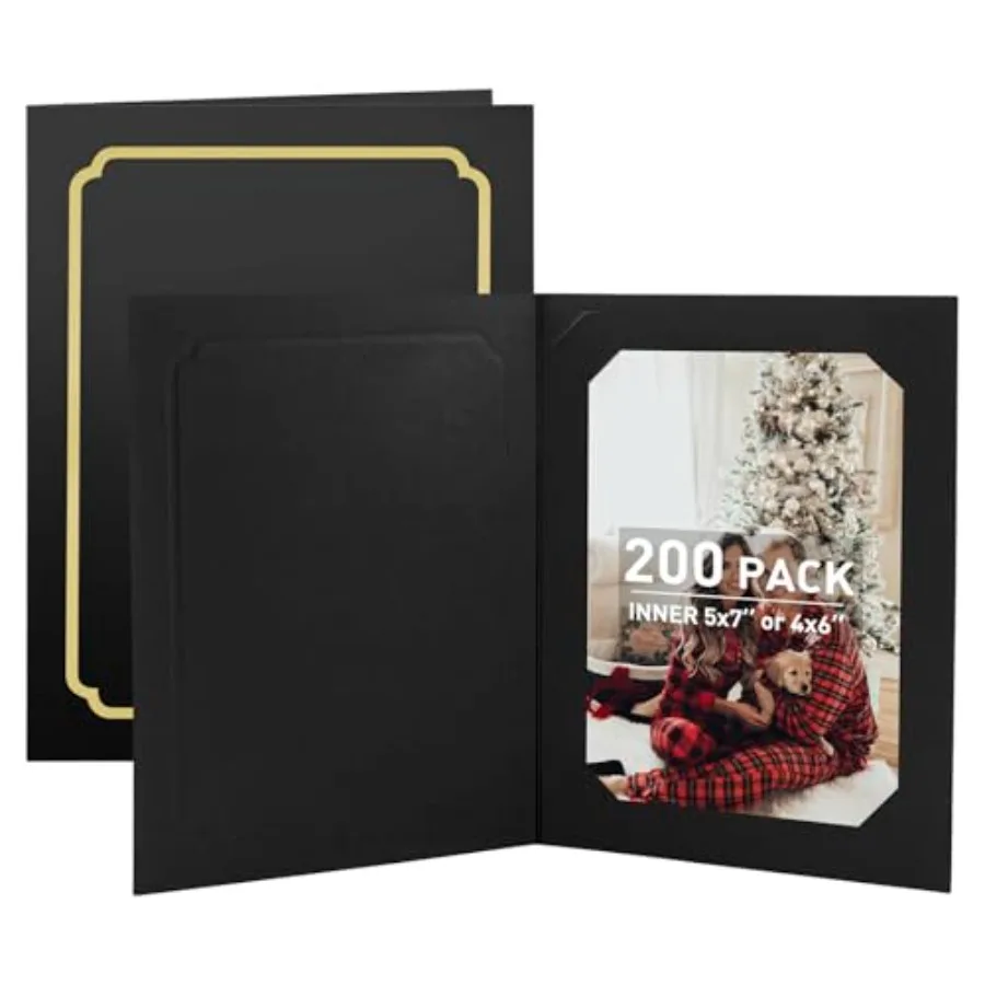 

4x6/5x7 Photo Folders, Cardboard Picture Frame, Paper Frame Cards, Greetings/Invitation Special Events: Graduation, Christmas,