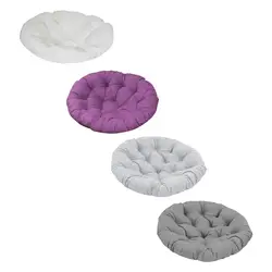 Padded Seat Cushion Egg Shape Chair Pad Breathable Stylish Diameter 40cm Patio Chair Pad for Bedroom