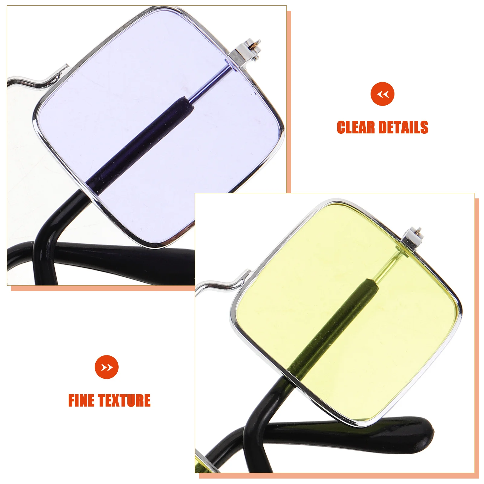 

5Pcs Pet Spoof Glasses for Cats and Dogs Creative Funny Eyewear Lightweight Resin Plastic Material Ideal for Pet Parties Photos
