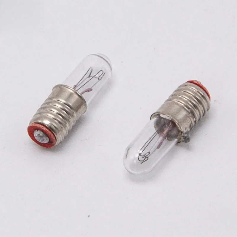 E5 Miniature Indicator Bulb 1.5V 2.5V 6.3V 12V 24V 0.1A Signal Lamp Light Kit Set