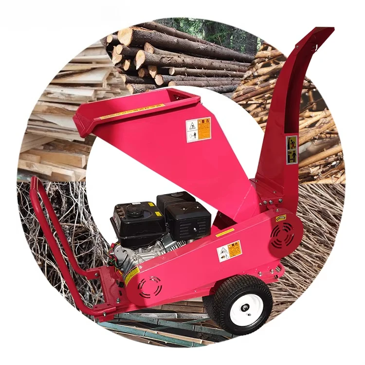 WEIWEI Best Selling Shredder Wood Chipper Tree Chipping Machine Mobile Wood Crusher Branch Cutter