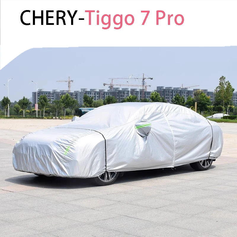 For Chery Tiggo 7 Pro  2021 2023 cover Rainproof Snow prevention  sunshade cover  Car refit  accessories   accesorios para auto