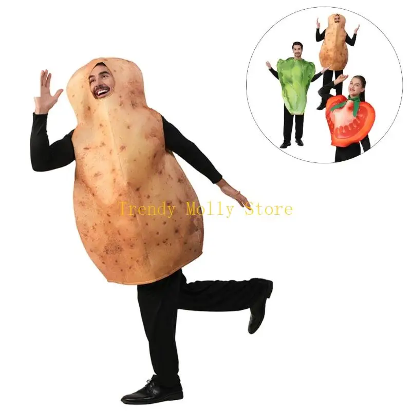 N5KB Potato/Cabbage/Tomato Costume Vegetable Outfit Costume Halloween Costumes