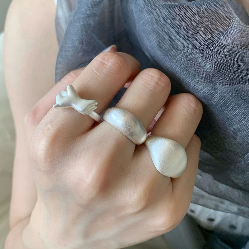 GANPUP Eleganter Süßer Spitzenblumen-Ring, Verstellbar, Offener Ring für Damen, Modischer Neuer Fingerring, Schmuck, Valentinstagsgeschenk, Party-Accessoire – Detail 7