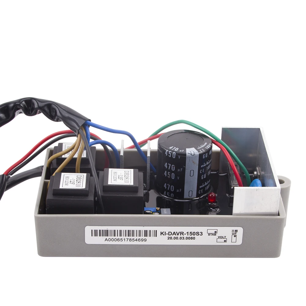 AVR KI-DAVR-150S3 Automatic Voltage Regulator Three Phase 15KW 12KVA 8 Wires Stabilizer Kipor Diesel Generator Parts