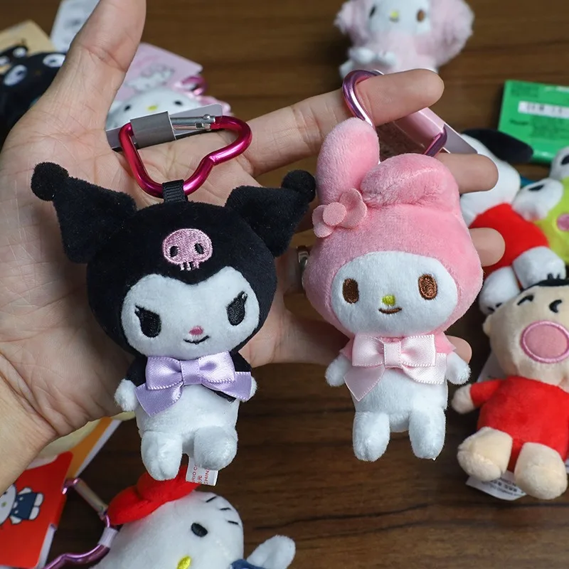 พวงกุญแจตุ๊กตาสุดฮิต, จี้เฮลโลคิตตี้, ตุ๊กตาคุโรมิ, พวงกุญแจตุ๊กตาขนนุ่ม, ของขวัญวันเกิดคริสต์มาสสำหรับเด็กผู้หญิง, ของเล่นตุ๊กตาขนนุ่มขนาดเล็ก