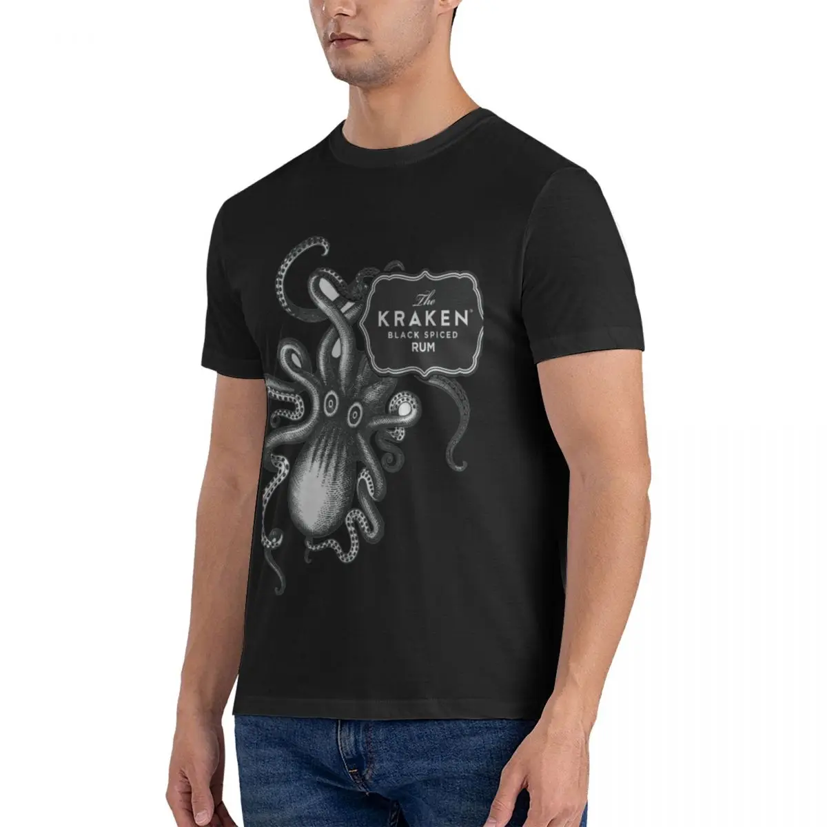 Kraken Rum Classic Essential T-Shirt custom t shirts mens graphic t-shirts pack blank t shirts