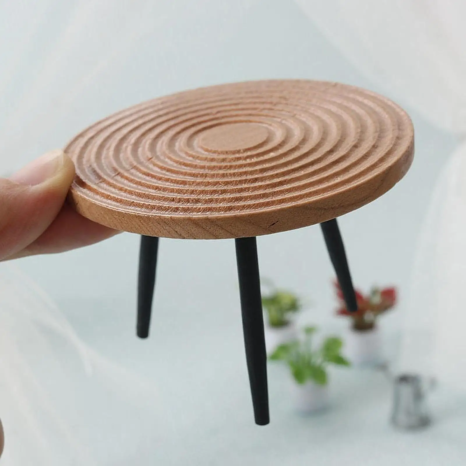 ドールハウスエンド: DIYシーンリビング用に作られた12スケールモデルおもちゃ家具セット