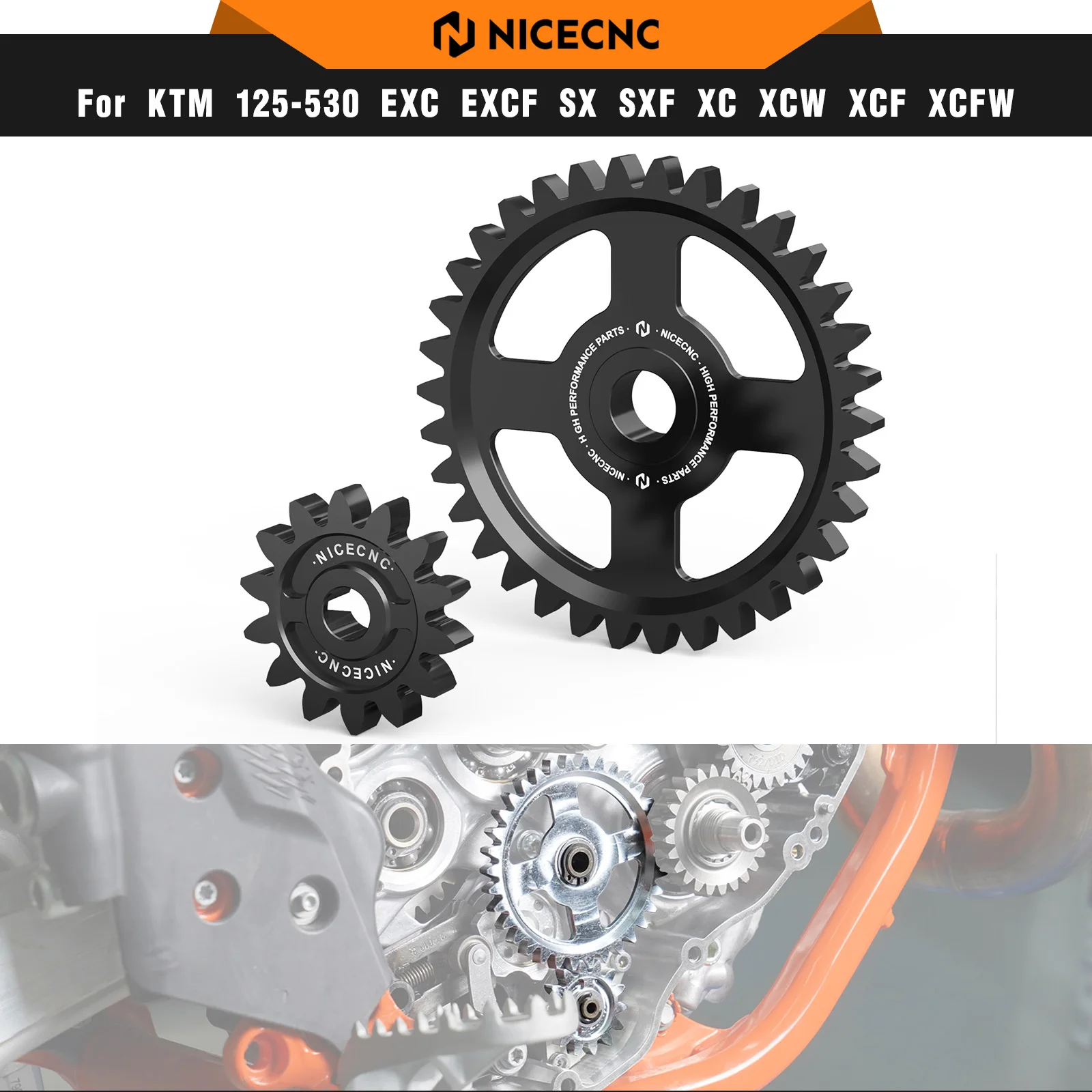 

For GasGas MC-F EX-F EC-F 250 350 2021-2022 Engine Oil Pump Idler Gear For KTM EXC-F 350 SX-F 250 Husqvarna FE 350 2017-2022