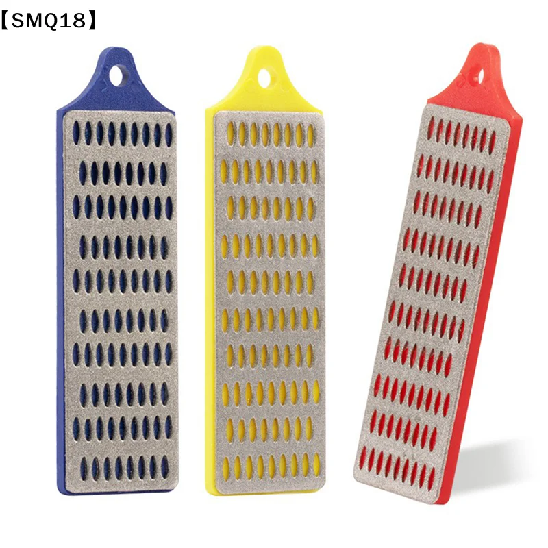 Ski emery whetstone 3 pieces diamond whetstone household kitchen knife sharpener set【SMQ】