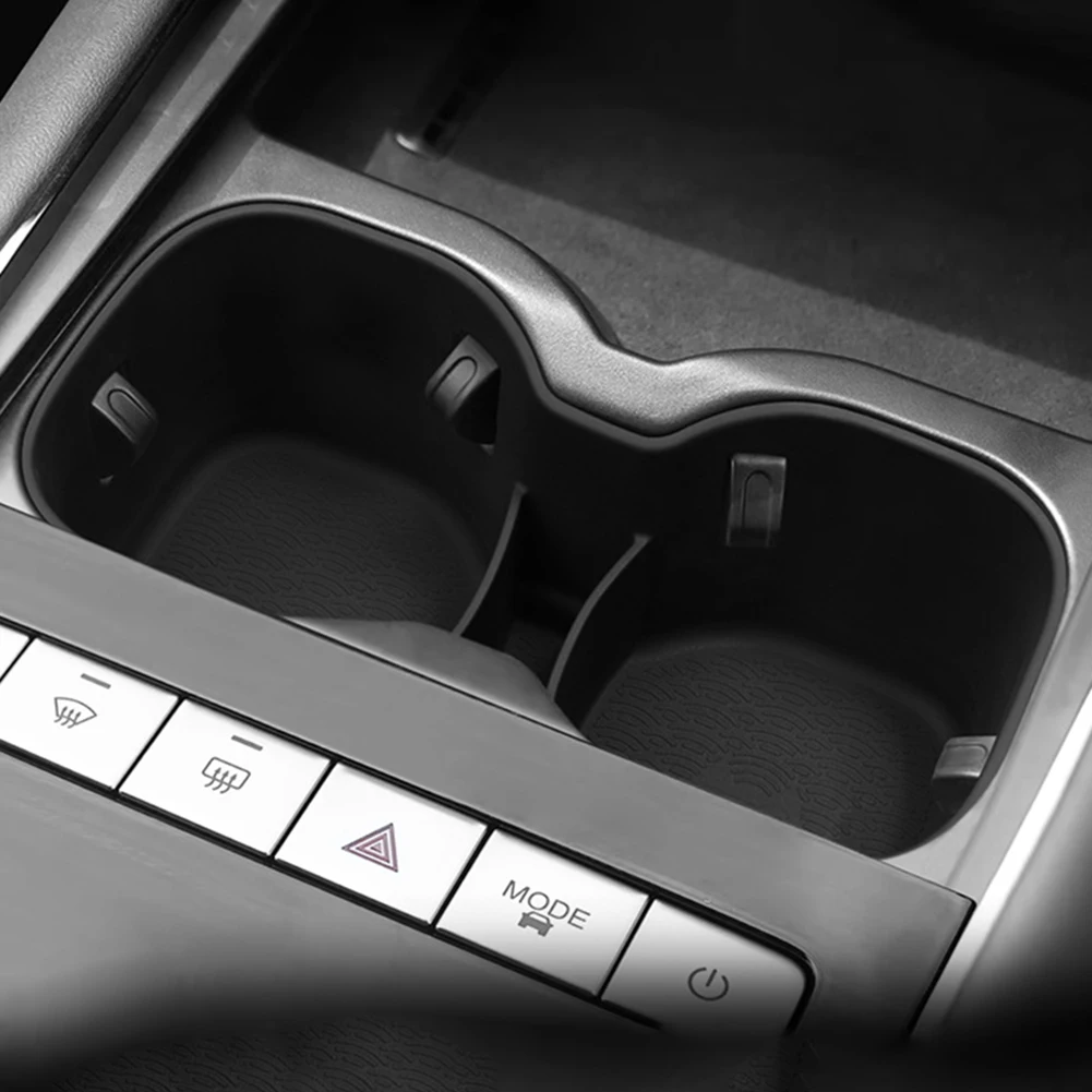 Cup Holder Insert Pad for Chery for OMODA C5 EV 2024+ Rear Center Console Armrest Designed for Direct Fit Application