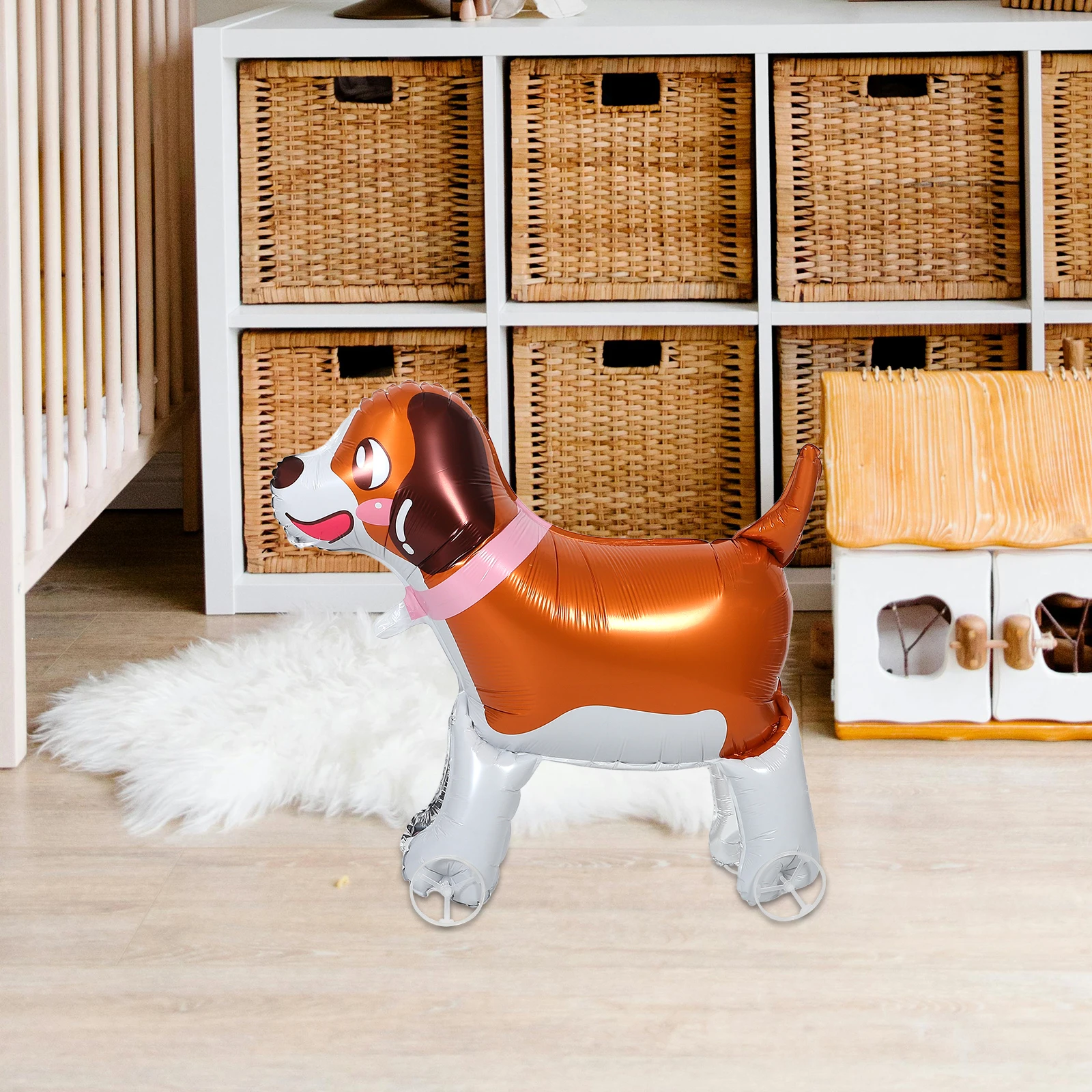 

Wheeled Walking Dog Shaped Selfst Party Supplies Puppy Decorations Birthday Child Dog Party Supplies Animal Theme