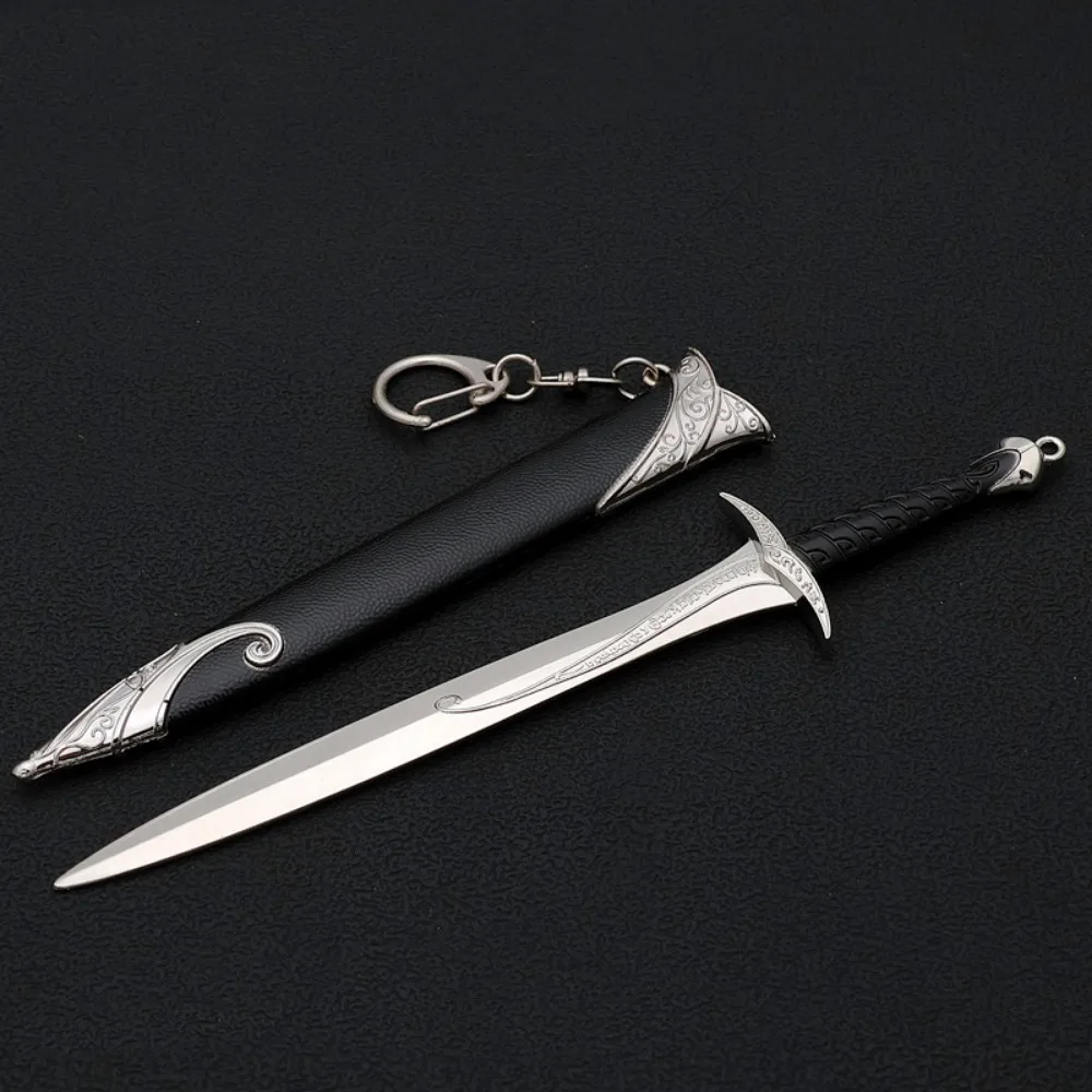 22 ซม.แหวน Baggins Katana Aragorn ดาบอะนิเมะยุคกลาง Glamdring Narthil ดาบนินจามีดจริงญี่ปุ่น Katana SAMURAI SABER ของเล่น