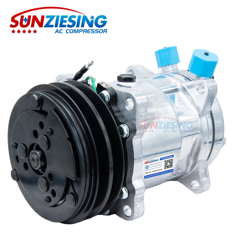 23Y-58B-03000 263-58-01000 5H14 24V AIR CONDITIONING COMPRESSOR FOR SHANTUI SD22 bulldozer PARTS AIR CONDITIONING COMPRESSOR