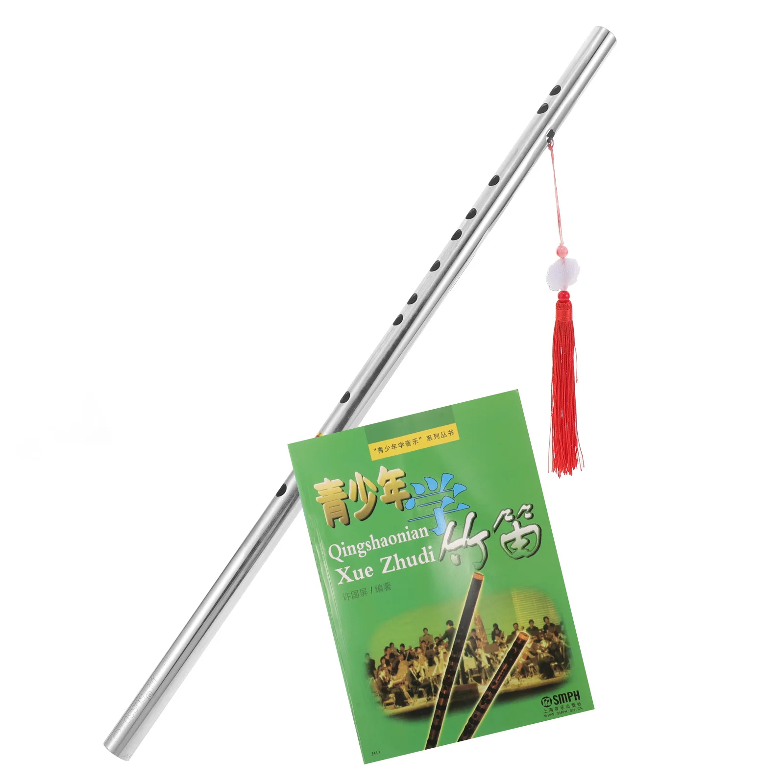 

G-Tuned Dizi Flute 304 Stainless Steel Chinese Traditional Musical Instrument Precise Tuning Clear Sound Versatile Use